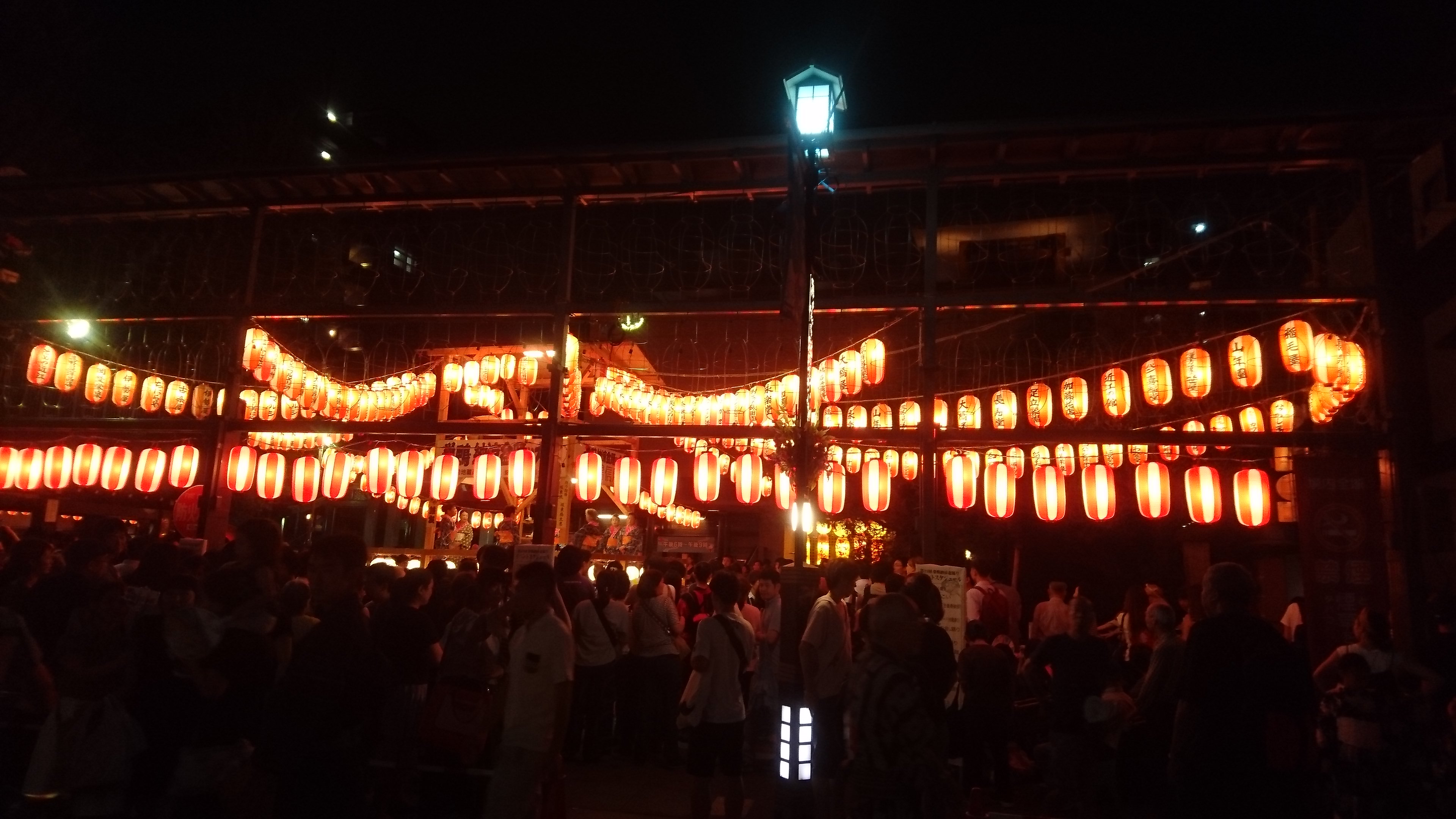 巣鴨納涼盆踊り三日目 晴れ