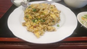 Private kitchen 1833ニラと挽肉のピリ辛炒飯