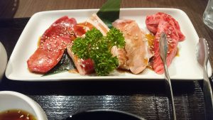 炭火和牛一頭焼肉錦焼肉ランチセットの肉